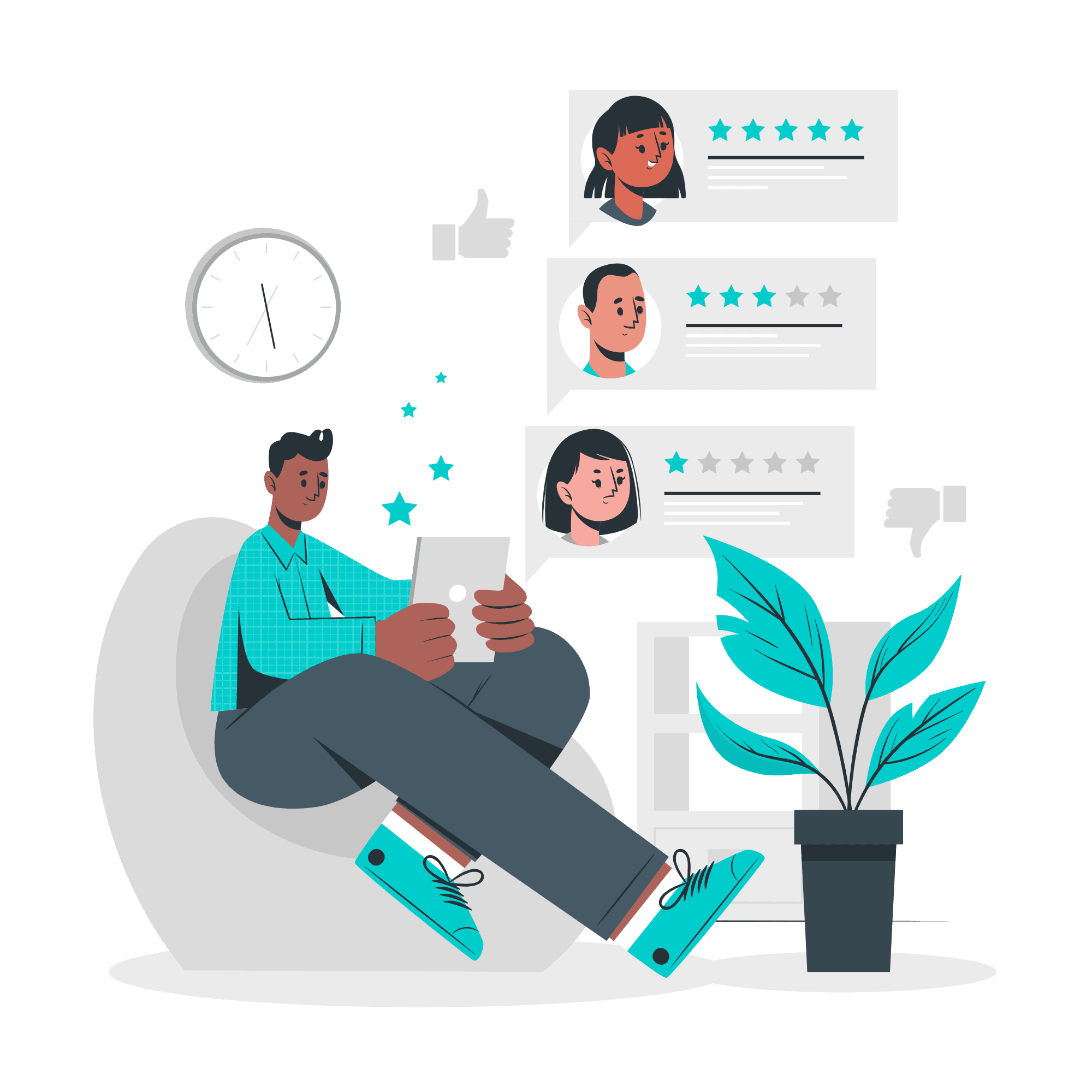 Expert reviewer illustration